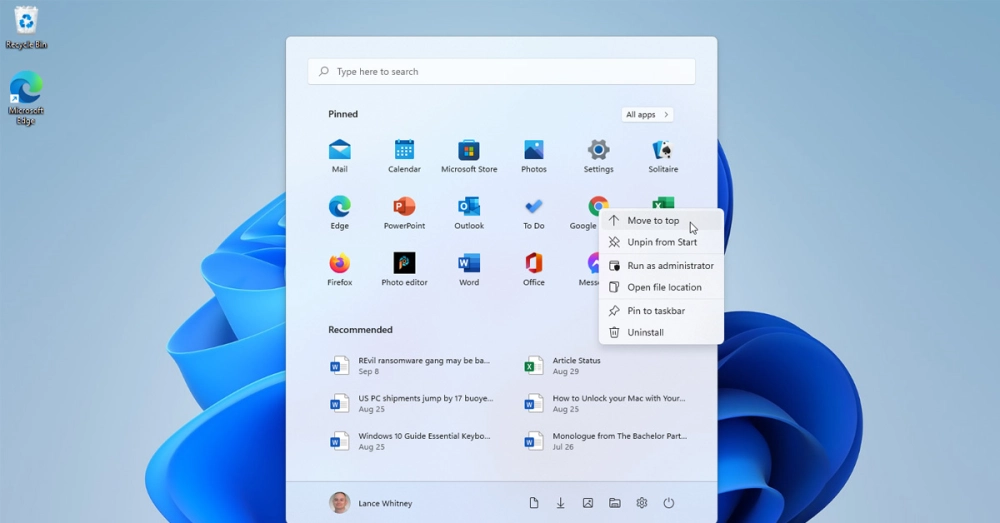tùy chỉnh giao diện Windows 11